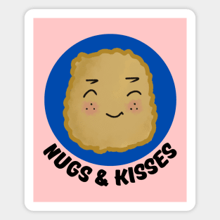 Nugs And Kisses | Nuggets Pun Magnet